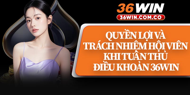 Quyền Lợi Và Trách Nhiệm Hội Viên Khi Tuân Thủ Điều Khoản 36WIN